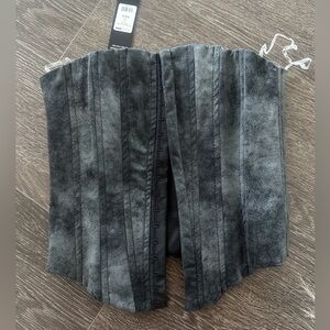 Strapless corset top